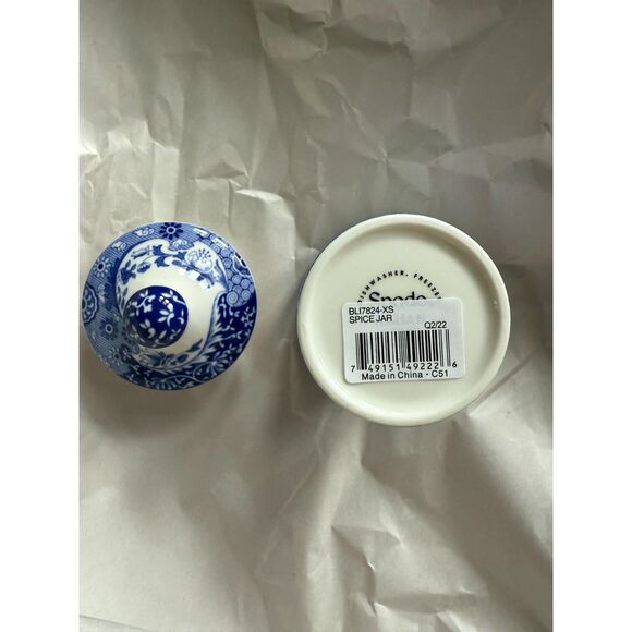 Spode Blue Italian Mixed Herbs Spice Jar NEW - Picture 4 of 4